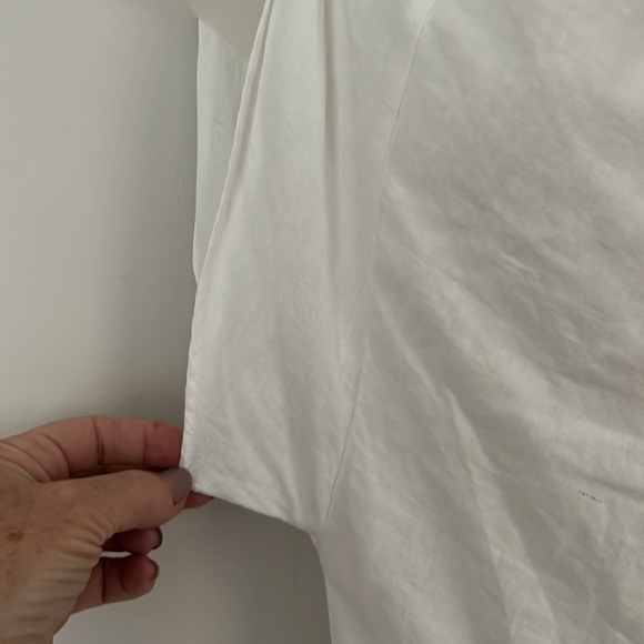 Zara linen blend asymmetrical dress - Picture 3 of 7